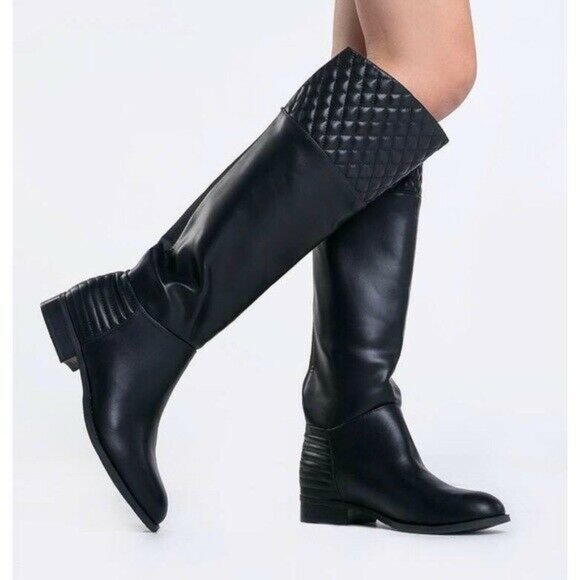 Chinese Laundry Shoes - Chinese Laundry Fallout Boot Pull On Black Quilted
